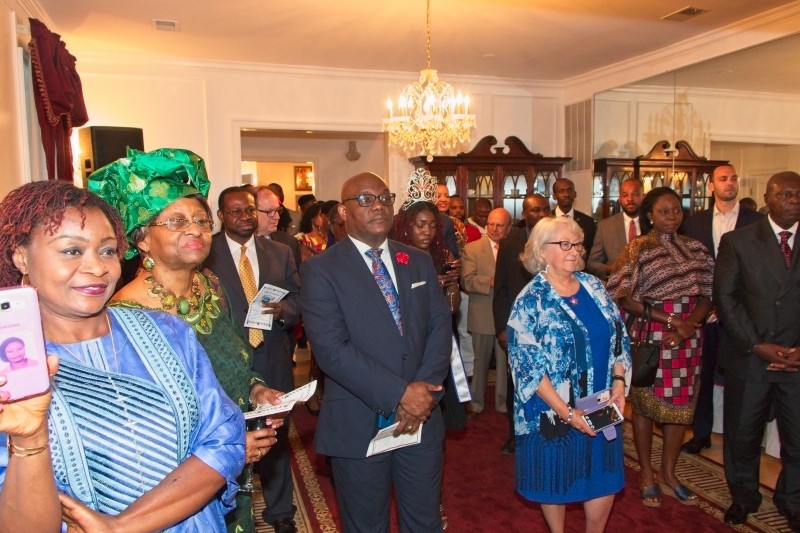 A partial view of attendees at the Diplomatic Reception
